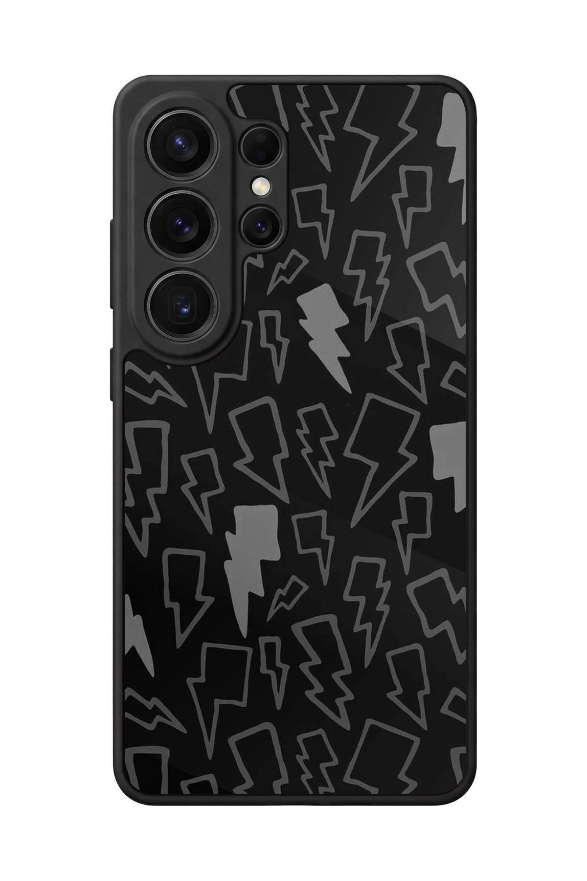 Samsung Galaxy S26 Ultra Uyumlu Simsek Tasarımlı Glossy Premium Kılıf