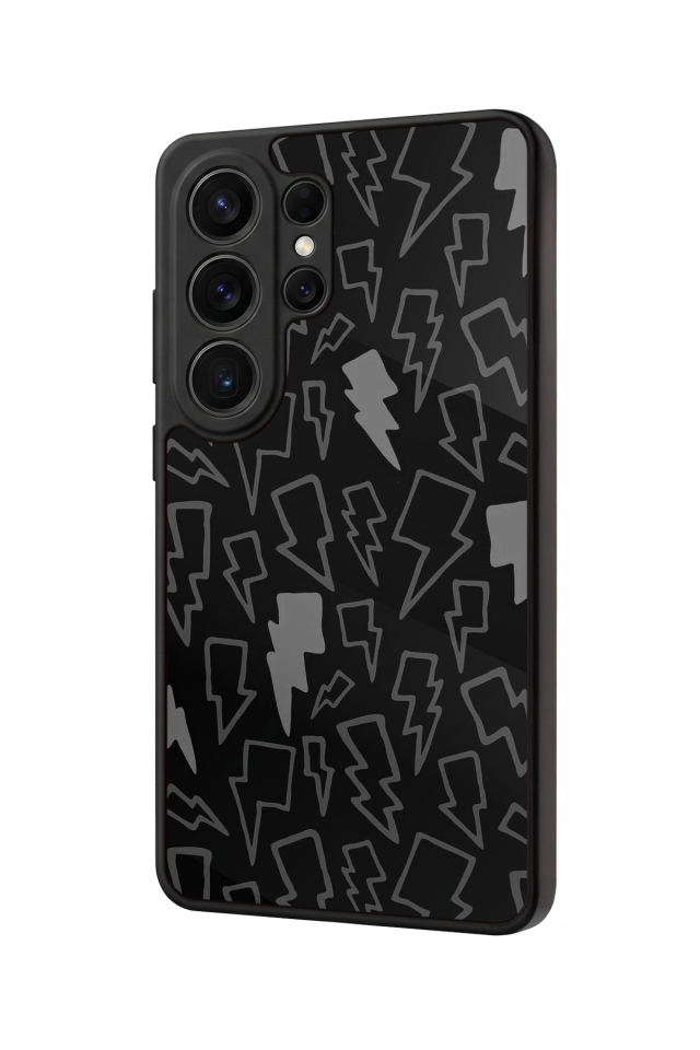 Samsung Galaxy S26 Ultra Uyumlu Simsek Tasarımlı Glossy Premium Kılıf