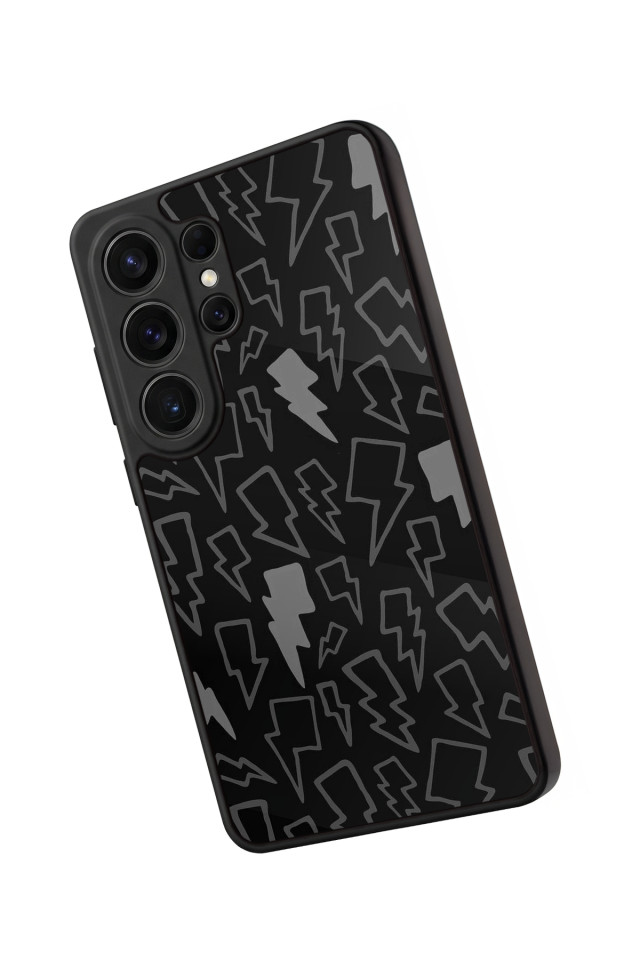 Samsung Galaxy S26 Ultra Uyumlu Simsek Tasarımlı Glossy Premium Kılıf