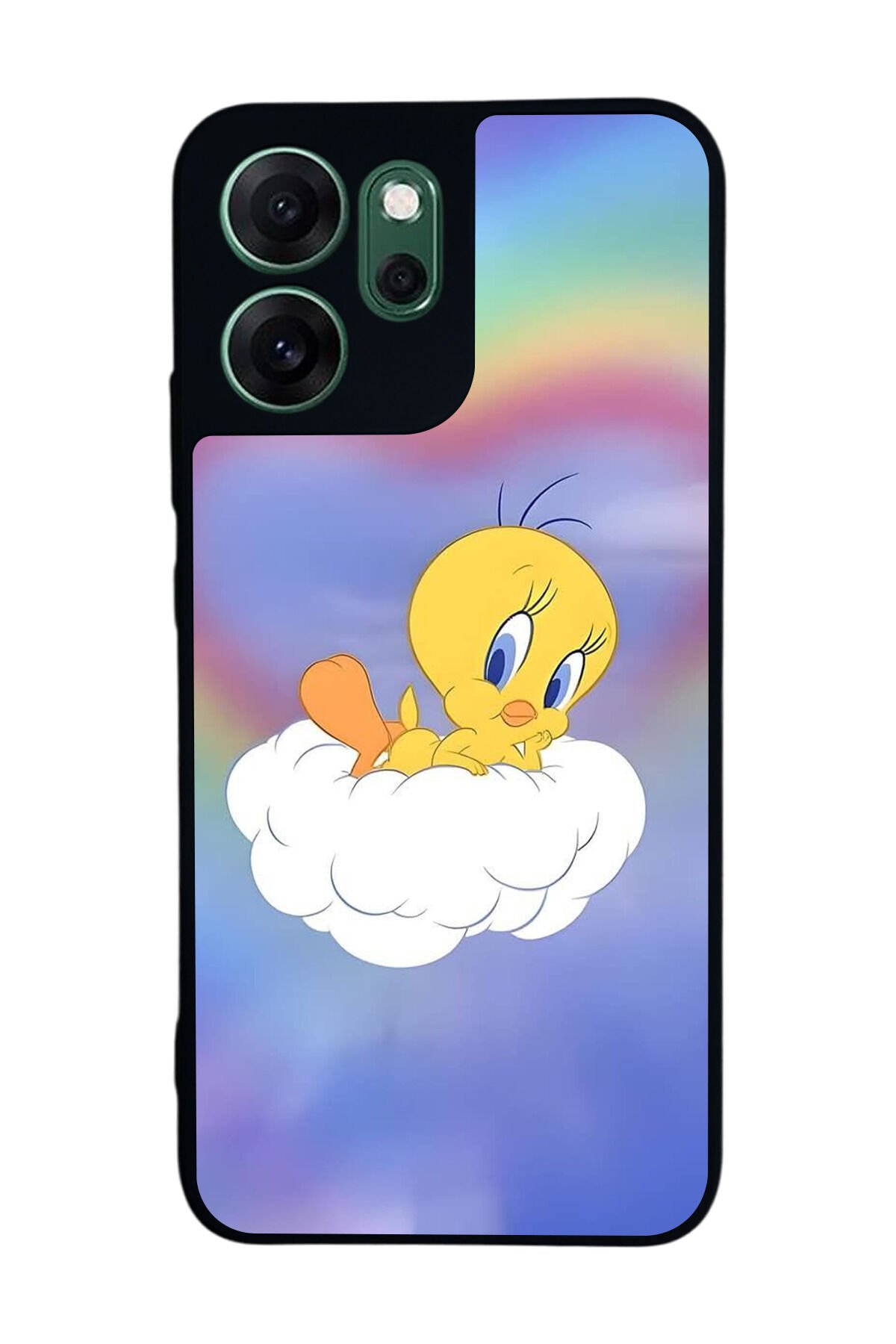 Oppo Reno 14F Uyumlu Tweety Tasarımlı Glossy Premium Kılıf