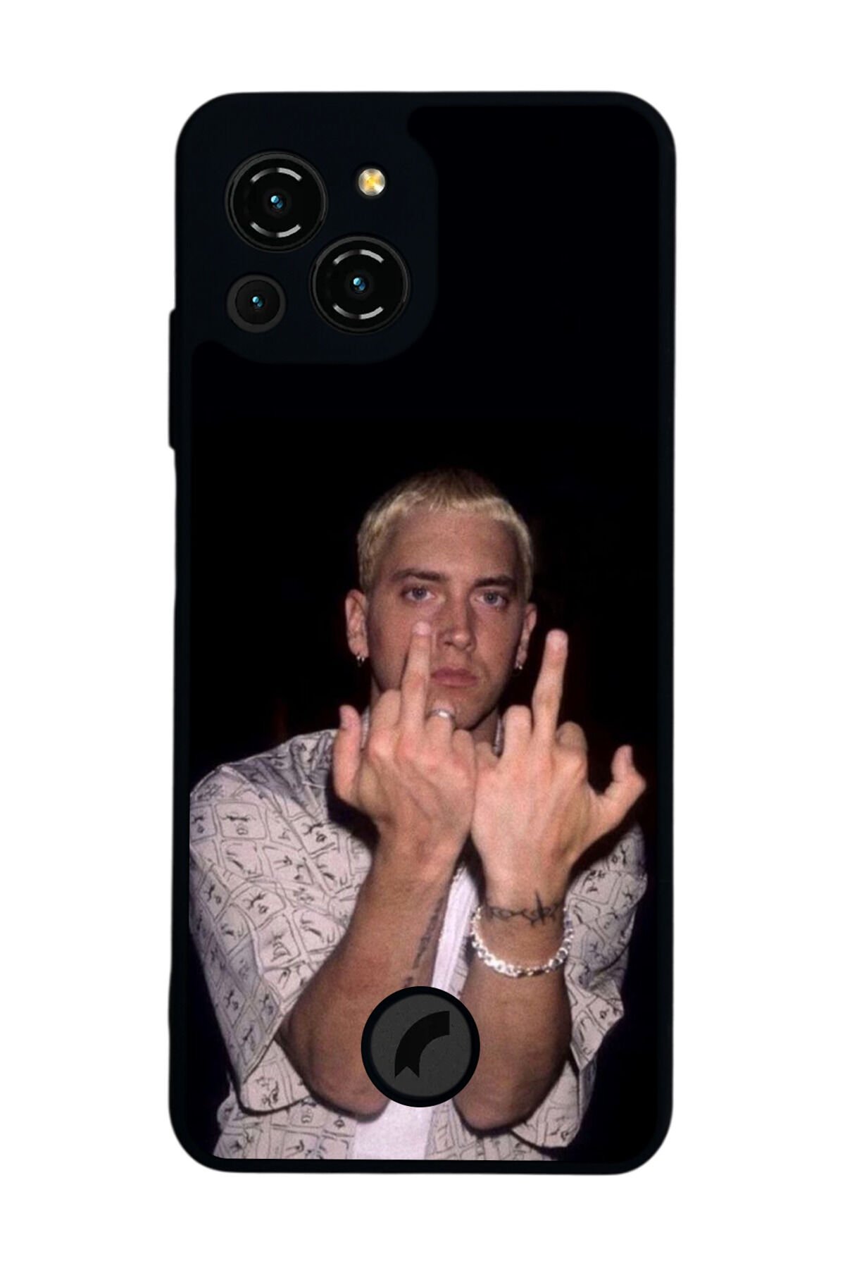 Reeder S23 Pro Max Uyumlu Eminem Tasarımlı Glossy Premium Kılıf