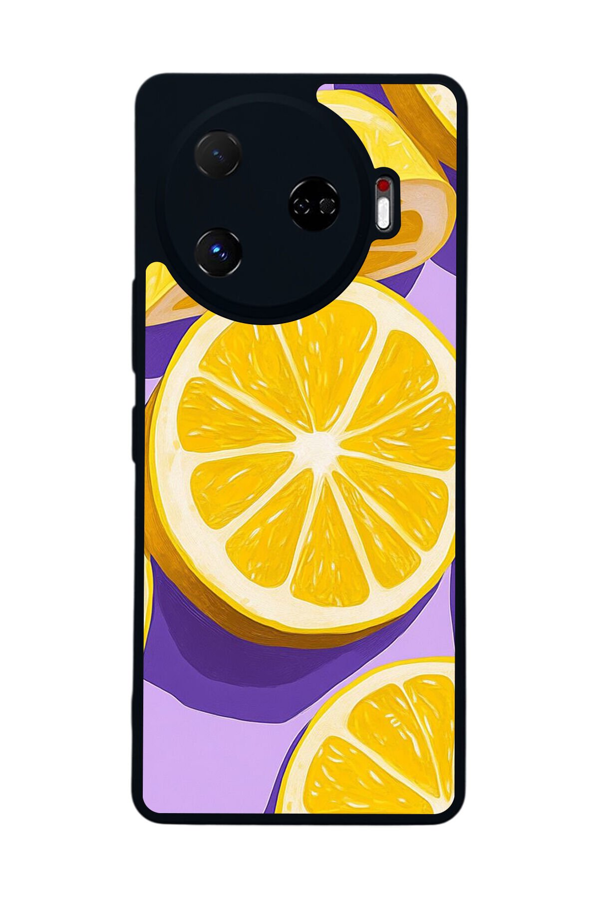 Tecno Camon 30 Pro Uyumlu Limon Tasarımlı Glossy Premium Kılıf