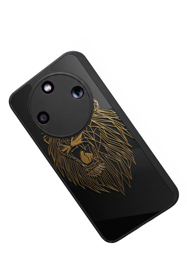 Honor Magic 8 Lite Uyumlu Aslan Tasarımlı Glossy Premium Kılıf