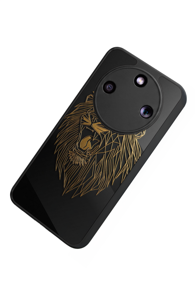 Honor Magic 8 Lite Uyumlu Aslan Tasarımlı Glossy Premium Kılıf