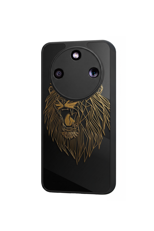 Honor Magic 8 Lite Uyumlu Aslan Tasarımlı Glossy Premium Kılıf