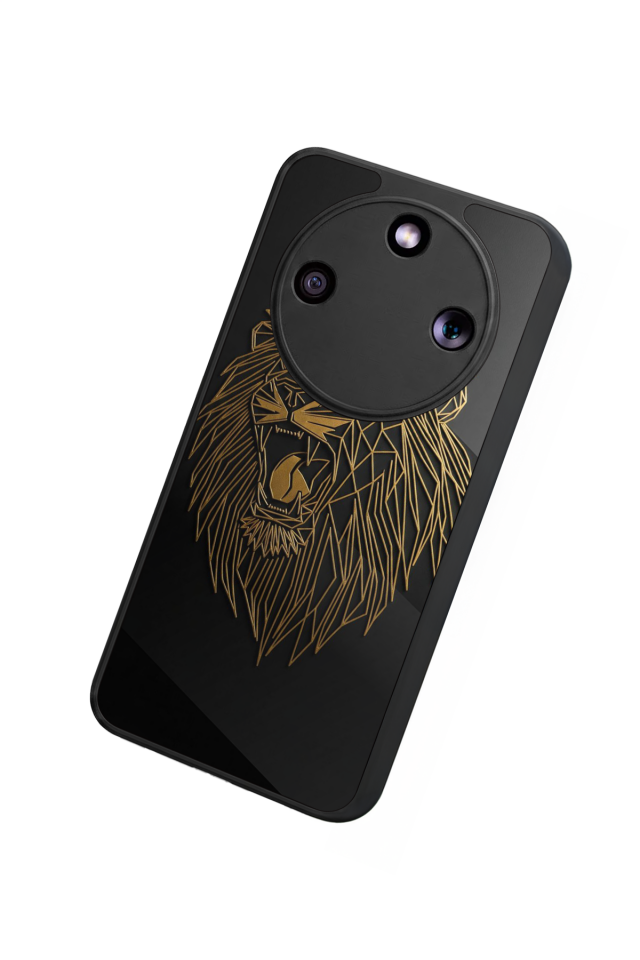 Honor Magic 8 Lite Uyumlu Aslan Tasarımlı Glossy Premium Kılıf