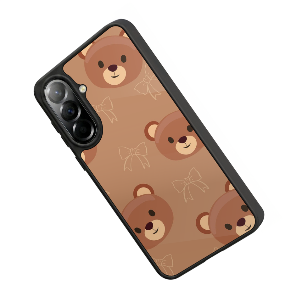 Samsung Galaxy A57 Uyumlu Ayı Tasarımlı Glossy Premium Kılıf