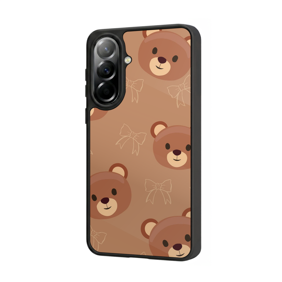 Samsung Galaxy A57 Uyumlu Ayı Tasarımlı Glossy Premium Kılıf