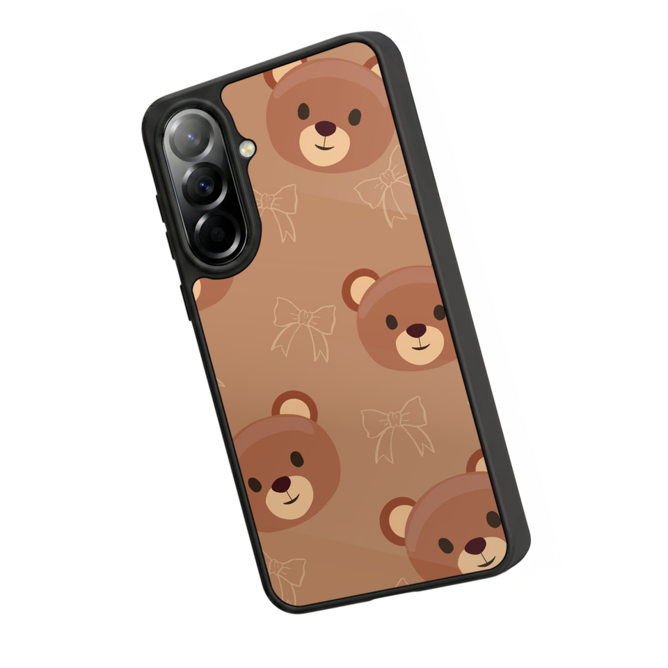 Samsung Galaxy A57 Uyumlu Ayı Tasarımlı Glossy Premium Kılıf