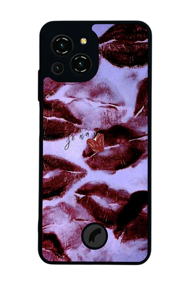 Reeder S23 Pro Max Uyumlu Dudak Tasarımlı Glossy Premium Kılıf