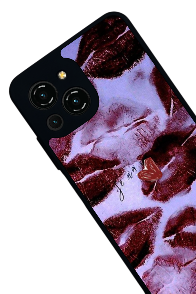 Reeder S23 Pro Max Uyumlu Dudak Tasarımlı Glossy Premium Kılıf