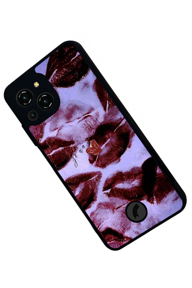 Reeder S23 Pro Max Uyumlu Dudak Tasarımlı Glossy Premium Kılıf