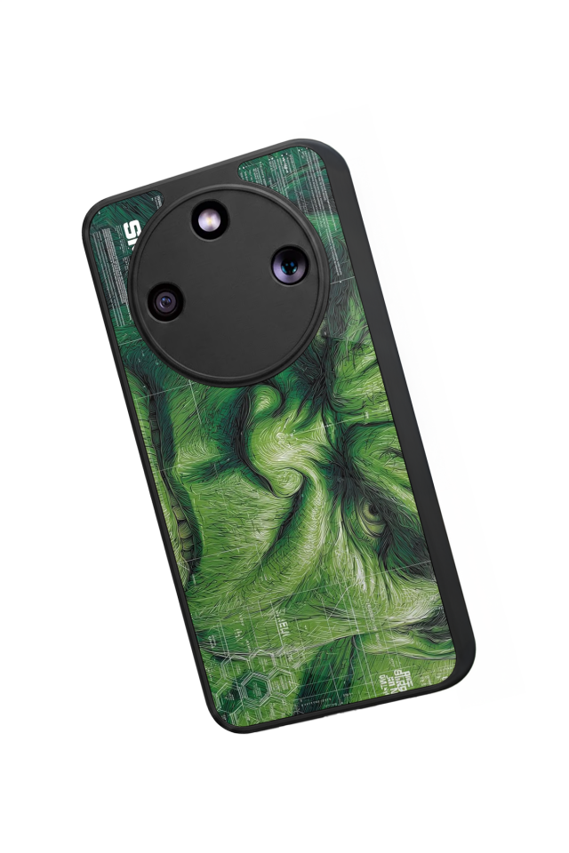 Honor Magic 8 Lite Uyumlu Hulk Tasarımlı Glossy Premium Kılıf