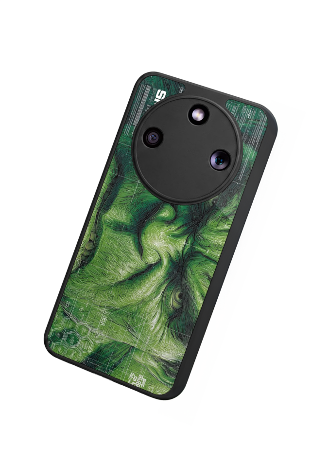 Honor Magic 8 Lite Uyumlu Hulk Tasarımlı Glossy Premium Kılıf