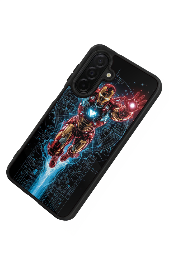 Samsung Galaxy A26 Uyumlu Iron Man ( Demir Adam ) Tasarımlı Glossy Premium Kılıf