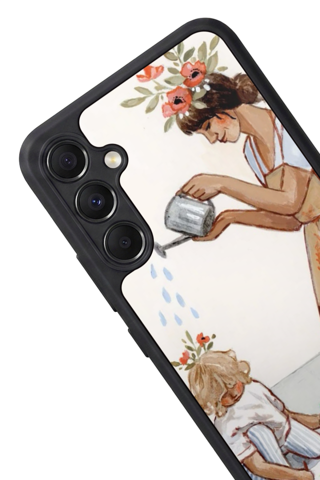 Samsung Galaxy A34 Uyumlu Kalp Love Tasarımlı Glossy Premium Kılıf