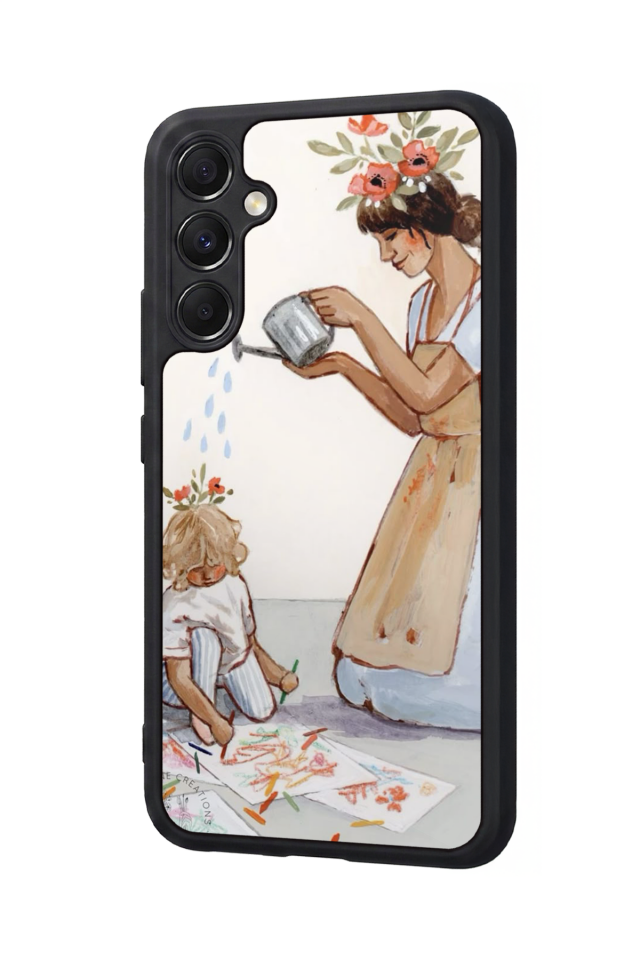 Samsung Galaxy A34 Uyumlu Kalp Love Tasarımlı Glossy Premium Kılıf