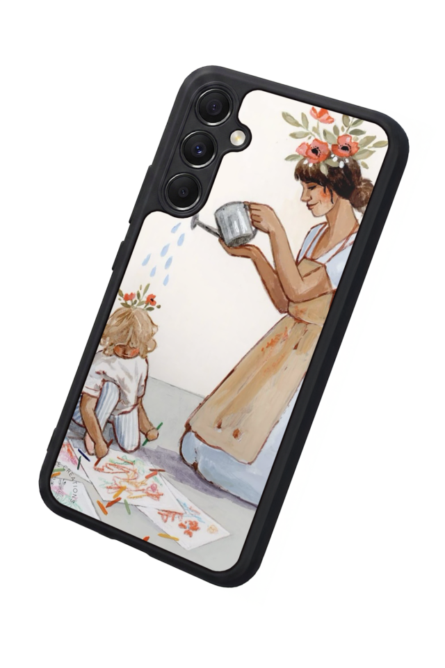 Samsung Galaxy A34 Uyumlu Kalp Love Tasarımlı Glossy Premium Kılıf