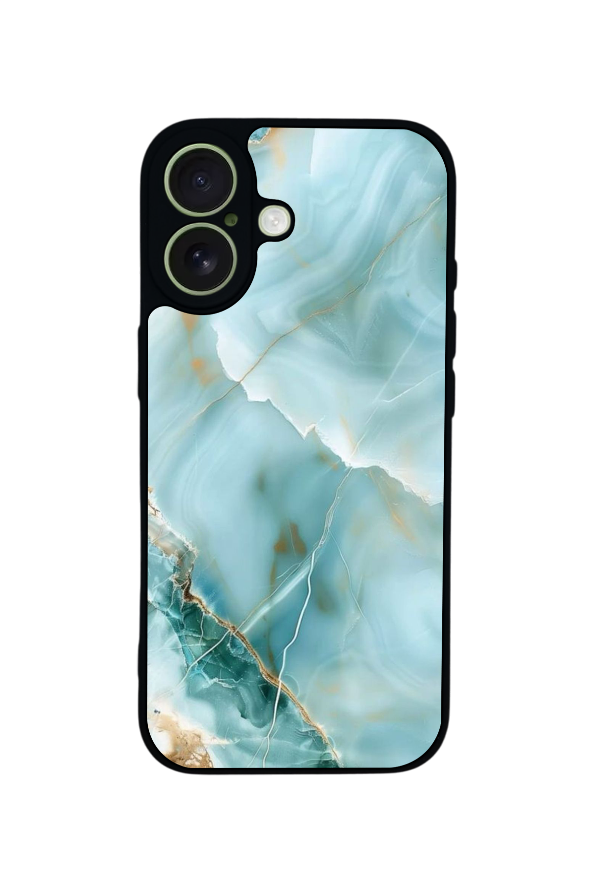 iPhone 17 Uyumlu Mermer Marble Tasarımlı Glossy Premium Kılıf