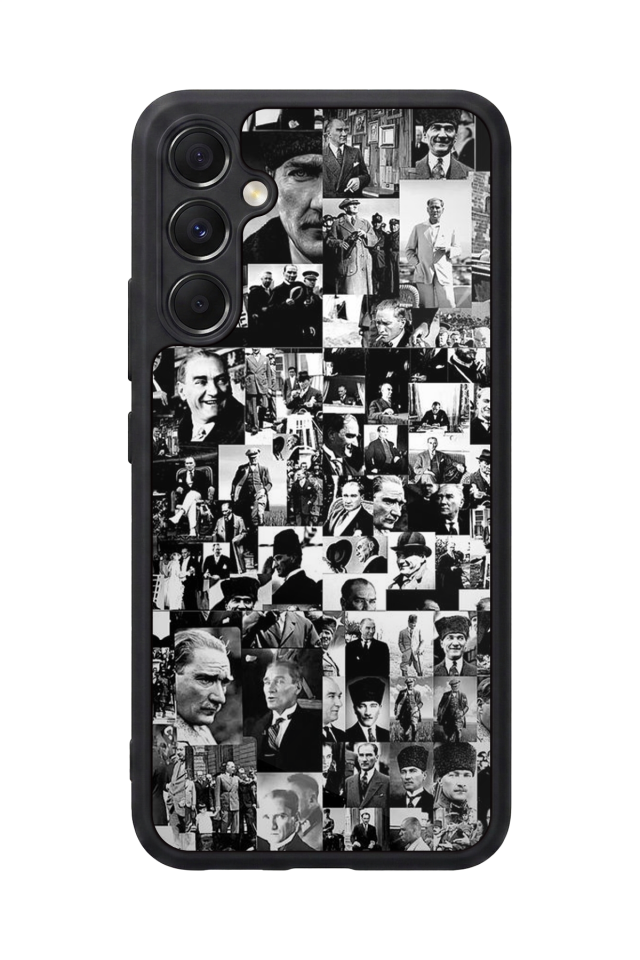 Samsung Galaxy M34 Uyumlu Mustafa Kemal Ataturk Tasarımlı Glossy Premium Kılıf