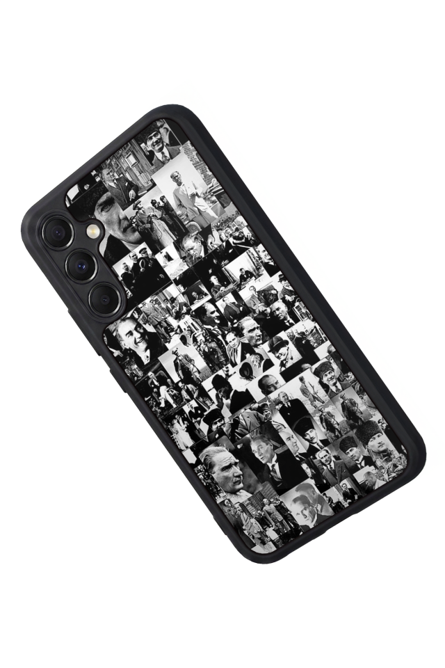 Samsung Galaxy M34 Uyumlu Mustafa Kemal Ataturk Tasarımlı Glossy Premium Kılıf