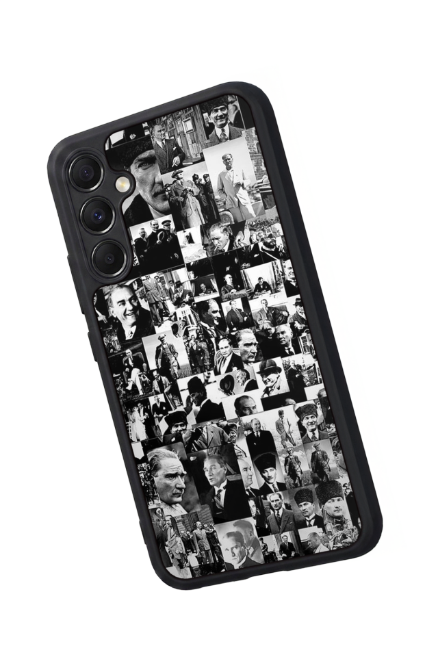 Samsung Galaxy M34 Uyumlu Mustafa Kemal Ataturk Tasarımlı Glossy Premium Kılıf