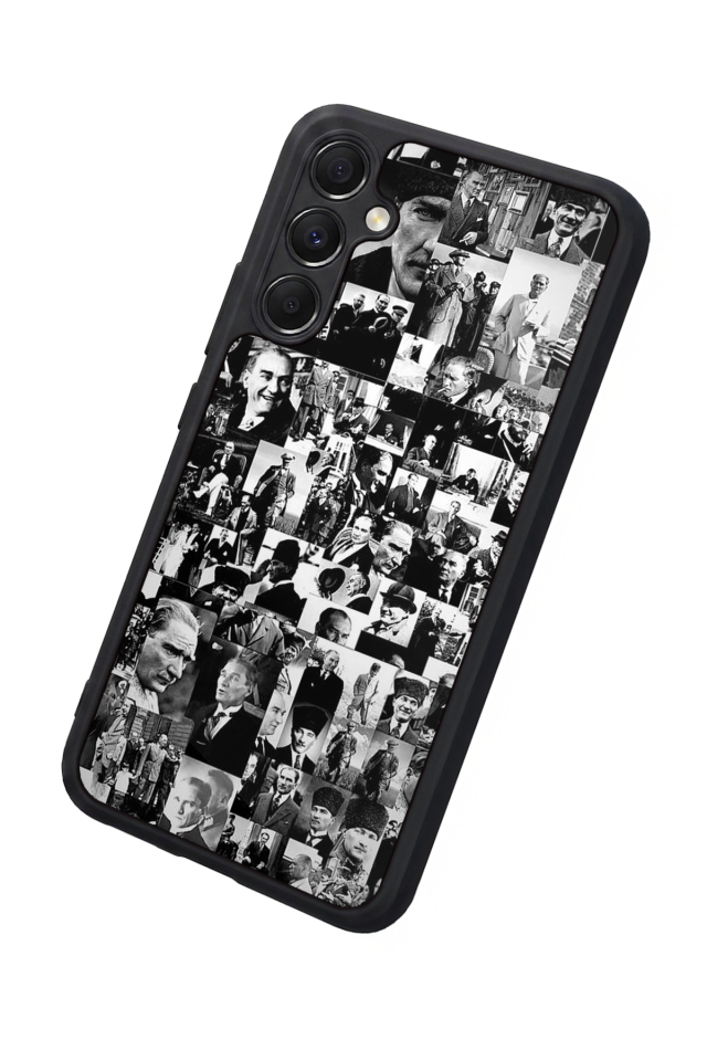 Samsung Galaxy M34 Uyumlu Mustafa Kemal Ataturk Tasarımlı Glossy Premium Kılıf