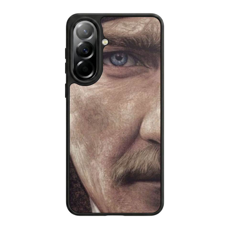 Samsung Galaxy A37 Uyumlu Mustafa Kemal Ataturk Tasarımlı Glossy Premium Kılıf