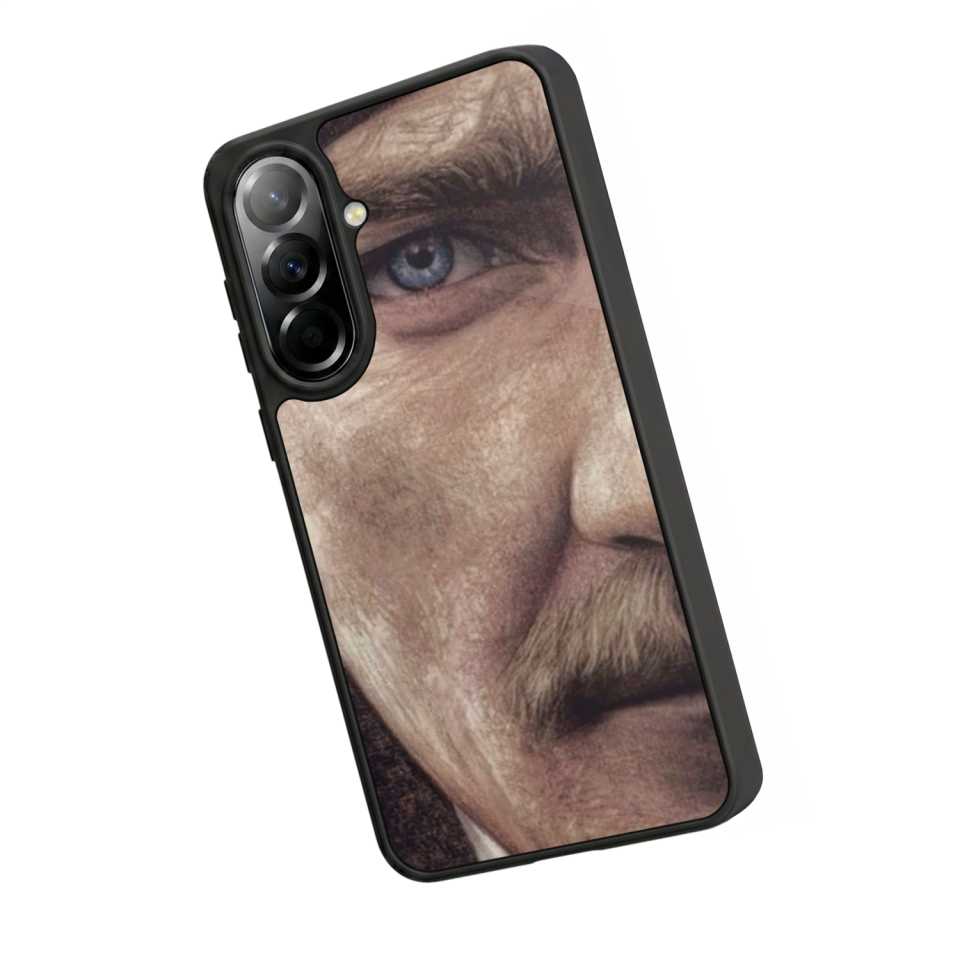 Samsung Galaxy A37 Uyumlu Mustafa Kemal Ataturk Tasarımlı Glossy Premium Kılıf