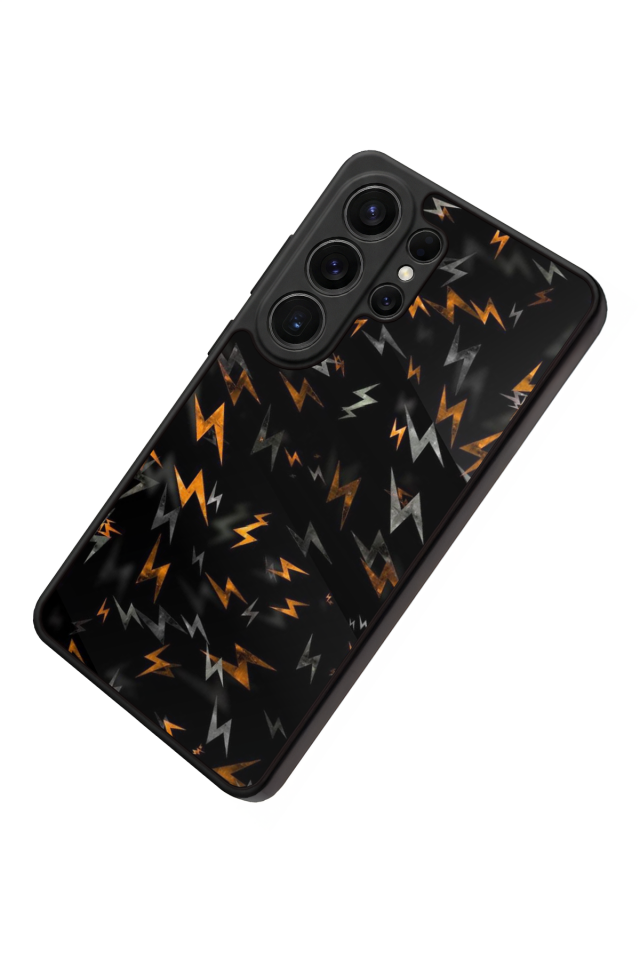 Samsung Galaxy S26 Ultra Uyumlu Simsek Tasarımlı Glossy Premium Kılıf