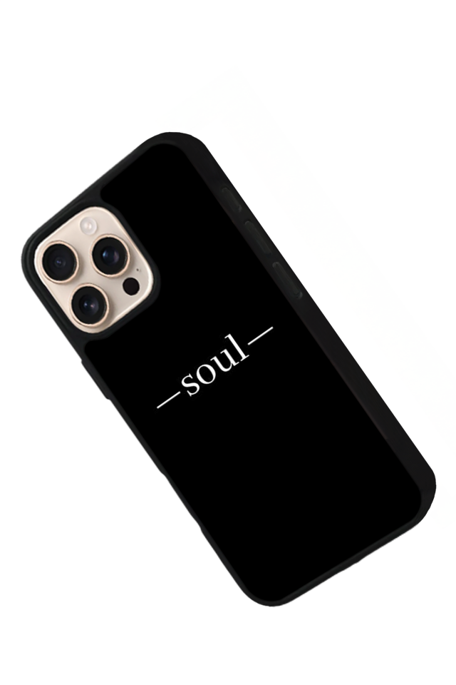 iPhone 14 Pro Max Uyumlu SOUL Tasarımlı Glossy Premium Kılıf