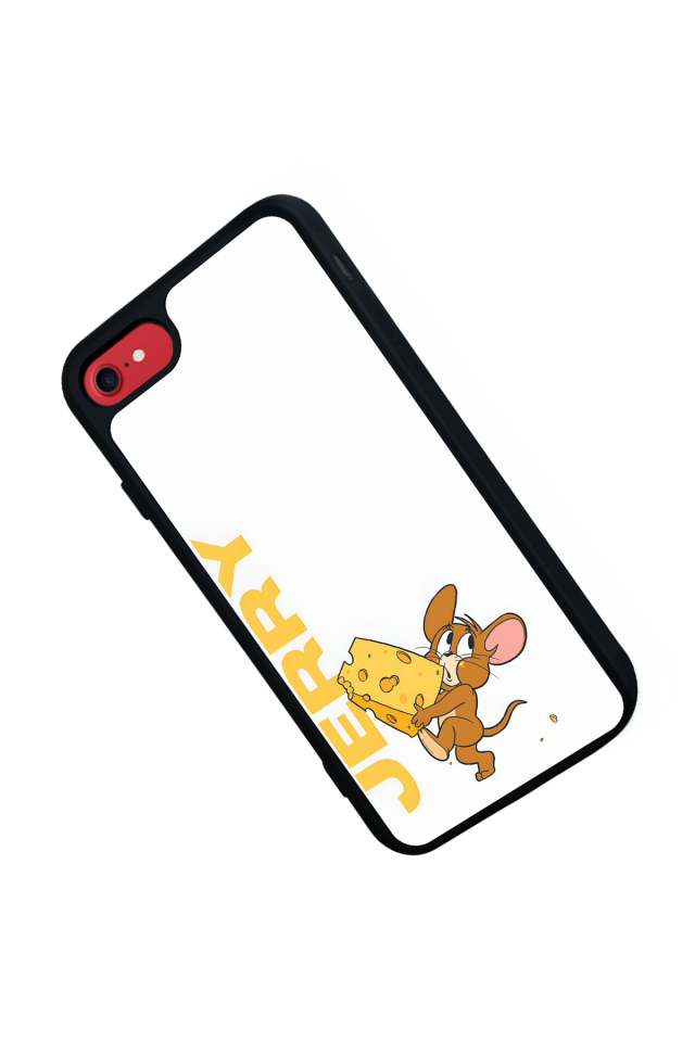 iPhone 7 Uyumlu Tom And Jerry Tasarımlı Glossy Premium Kılıf