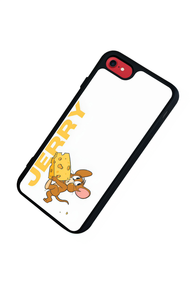 iPhone 7 Uyumlu Tom And Jerry Tasarımlı Glossy Premium Kılıf