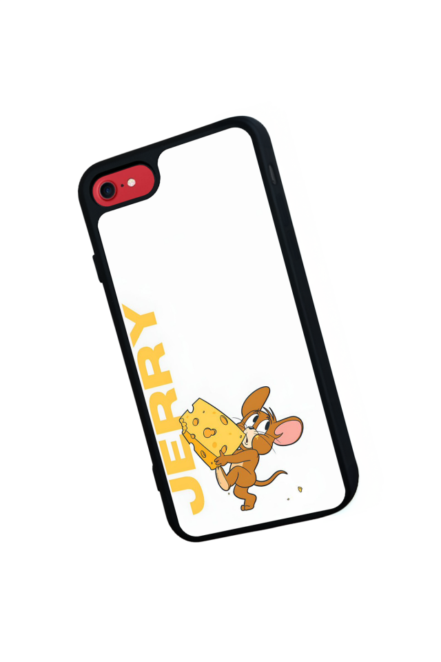 iPhone 7 Uyumlu Tom And Jerry Tasarımlı Glossy Premium Kılıf
