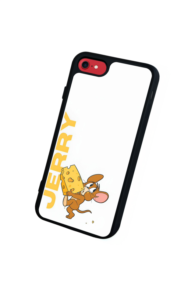 iPhone 7 Uyumlu Tom And Jerry Tasarımlı Glossy Premium Kılıf