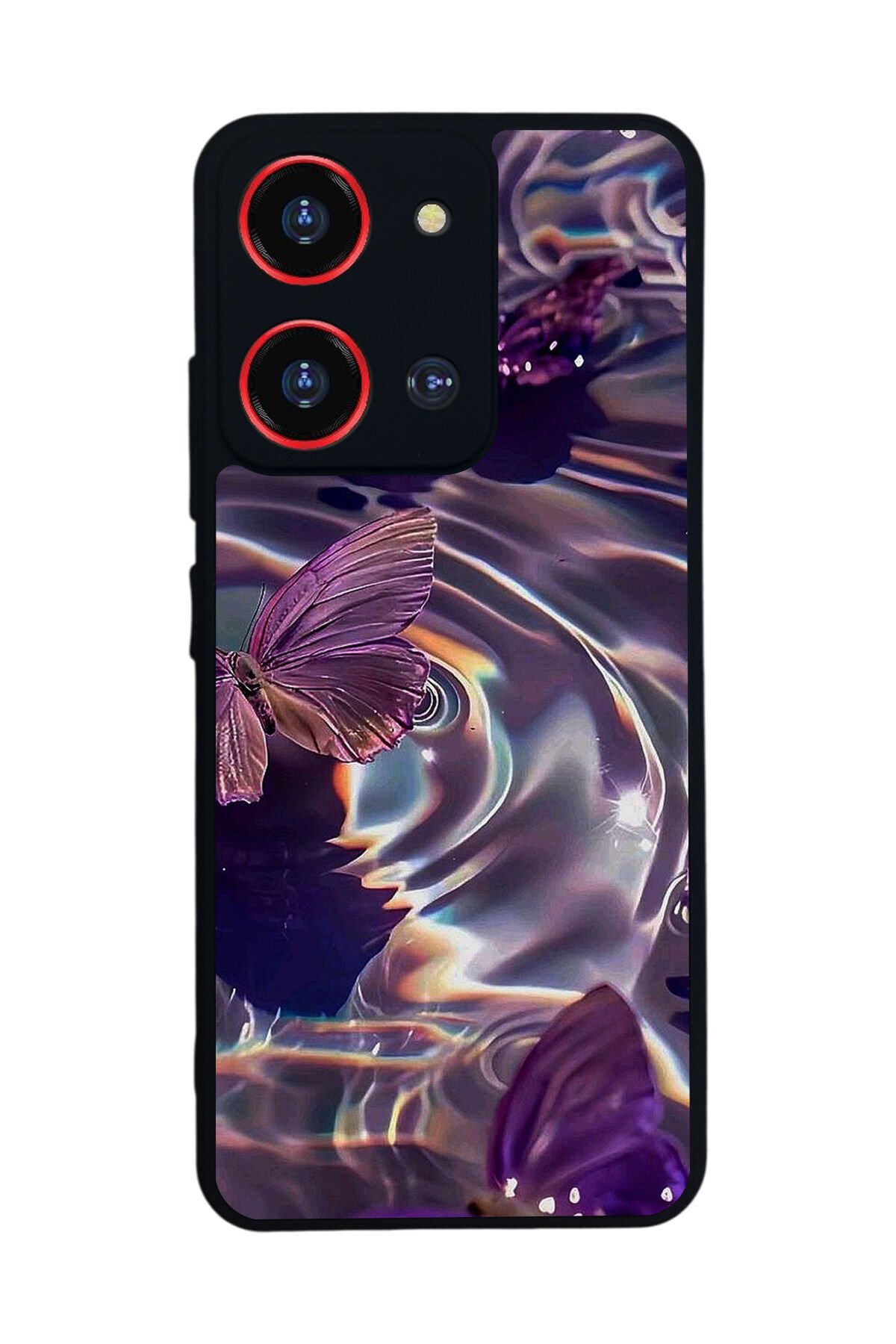 Reeder S19 Max Pro S ZOOM Uyumlu Kelebek Tasarımlı Glossy Premium Kılıf