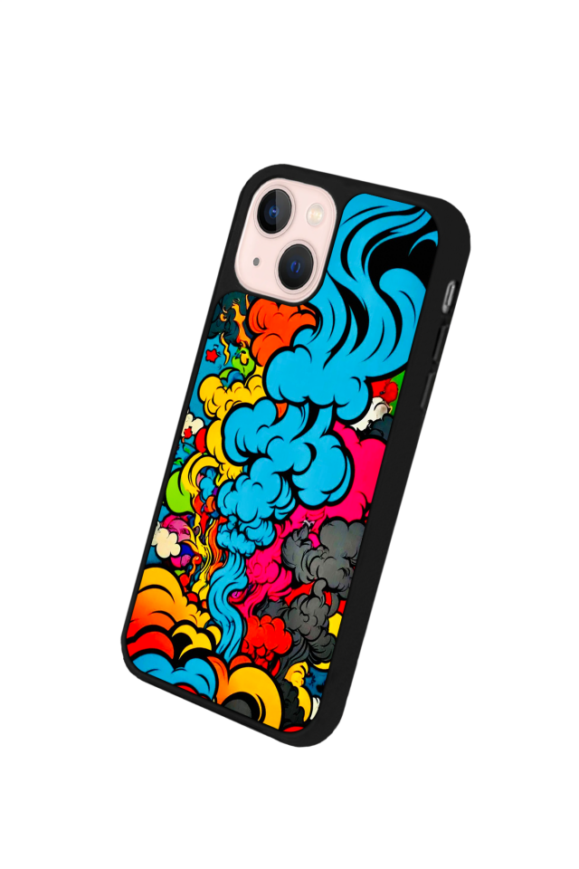 iPhone 15 Plus Uyumlu Abstract Tasarımlı Glossy Premium Kılıf