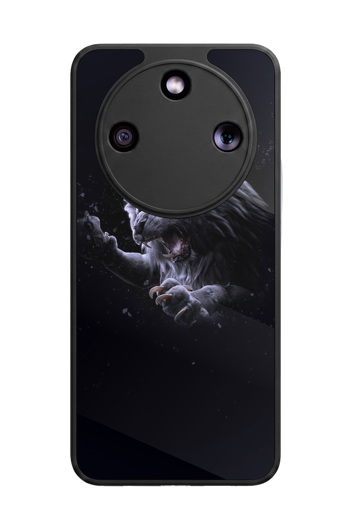 Honor Magic 8 Lite Uyumlu Aslan Tasarımlı Glossy Premium Kılıf