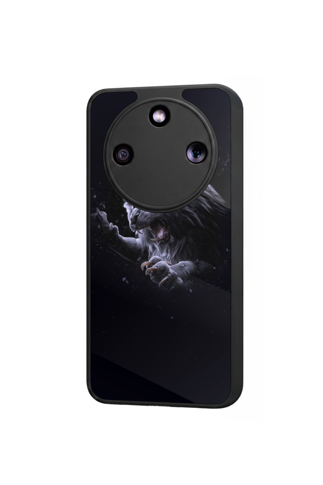 Honor Magic 8 Lite Uyumlu Aslan Tasarımlı Glossy Premium Kılıf