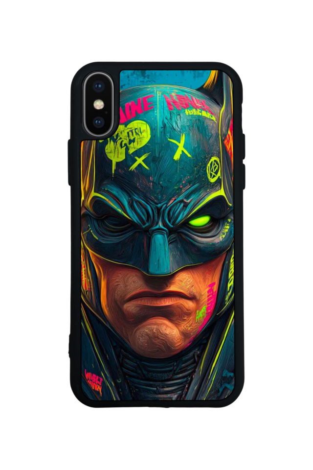 iPhone X/ XS Uyumlu Batman Tasarımlı Glossy Premium Kılıf