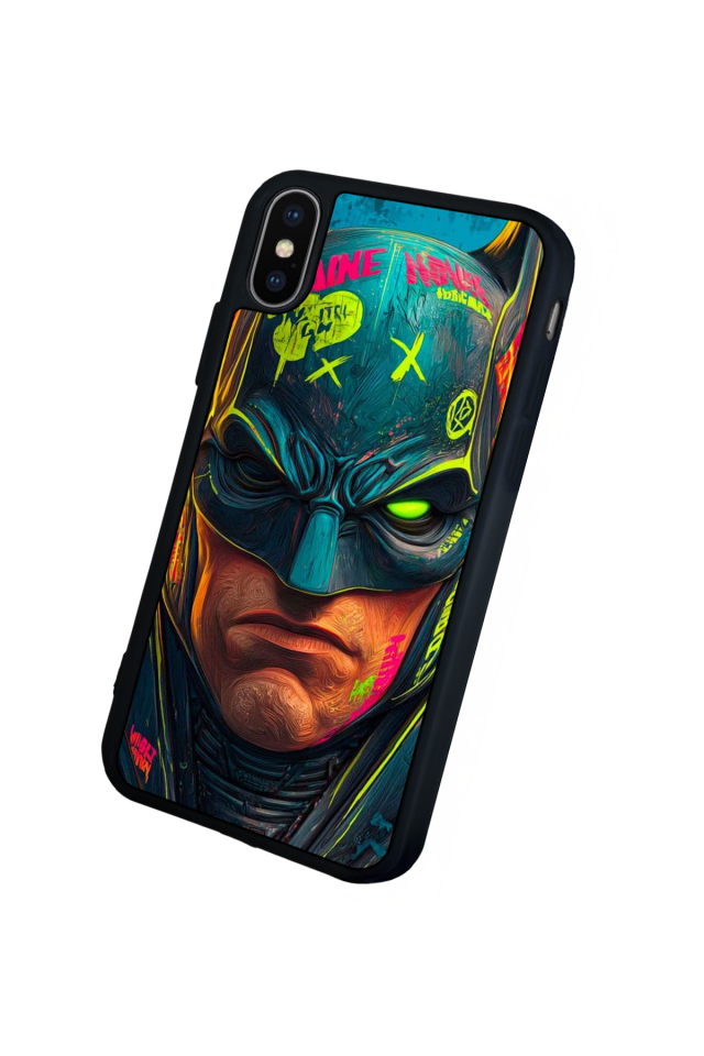 iPhone X/ XS Uyumlu Batman Tasarımlı Glossy Premium Kılıf