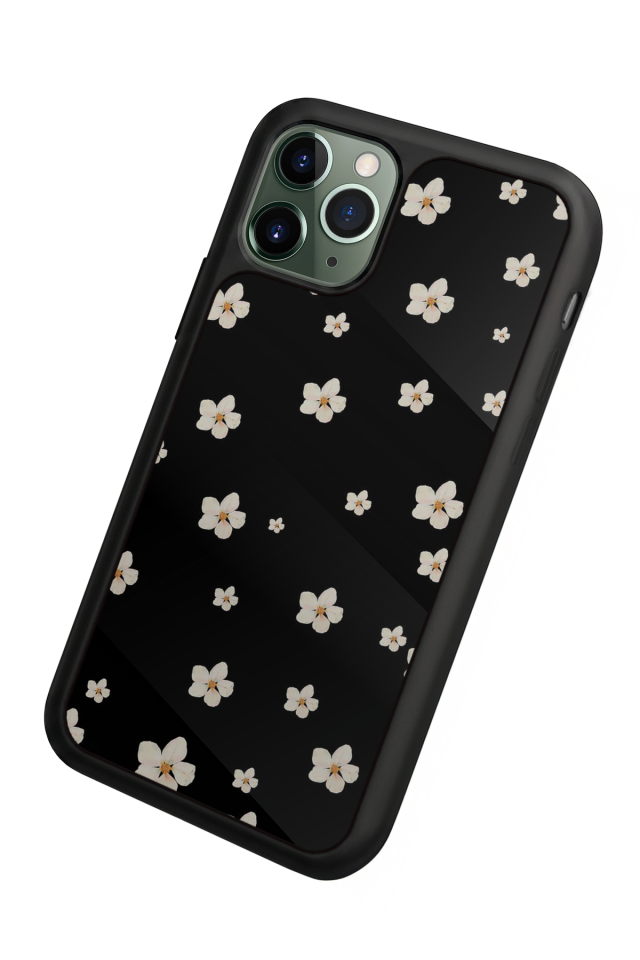 iPhone 11 Pro Uyumlu Cicek Tasarımlı Glossy Premium Kılıf