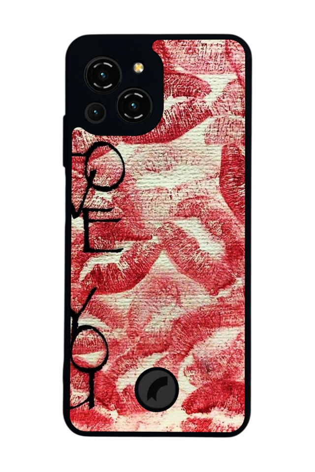 Reeder S23 Pro Max Uyumlu Dudak Tasarımlı Glossy Premium Kılıf