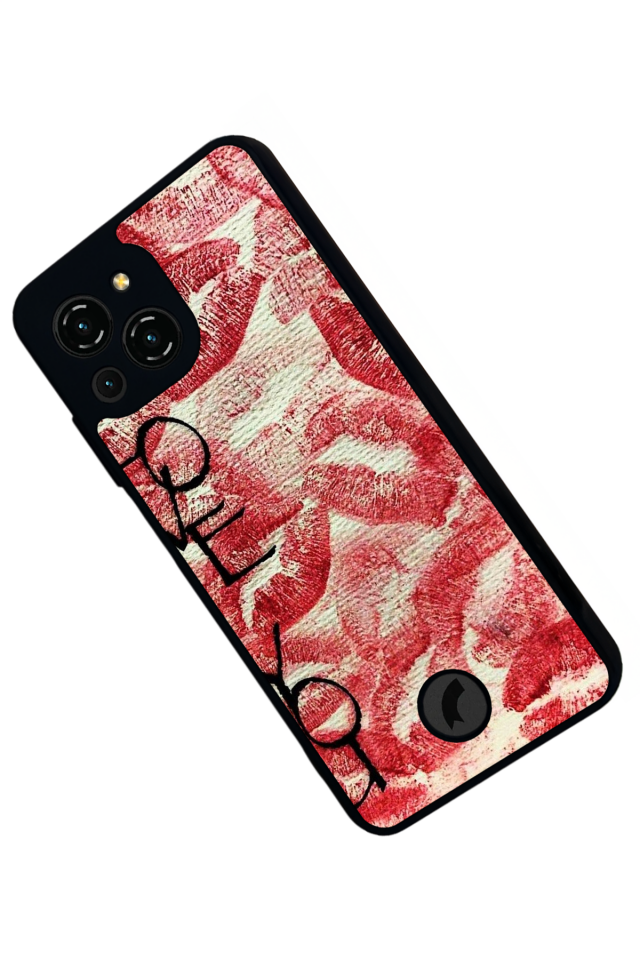 Reeder S23 Pro Max Uyumlu Dudak Tasarımlı Glossy Premium Kılıf