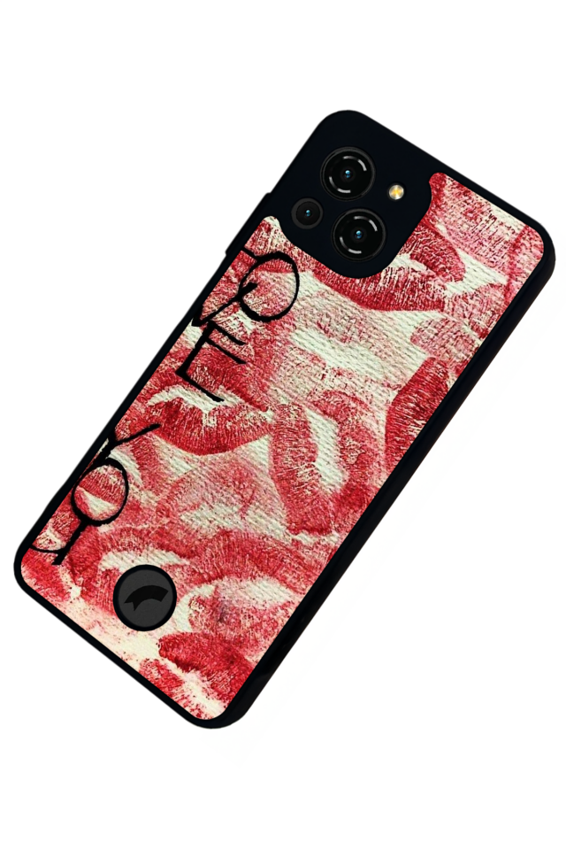 Reeder S23 Pro Max Uyumlu Dudak Tasarımlı Glossy Premium Kılıf