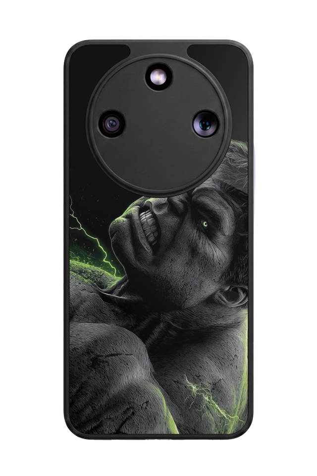 Honor Magic 8 Lite Uyumlu Hulk Tasarımlı Glossy Premium Kılıf