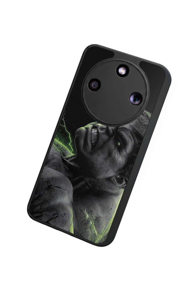 Honor Magic 8 Lite Uyumlu Hulk Tasarımlı Glossy Premium Kılıf