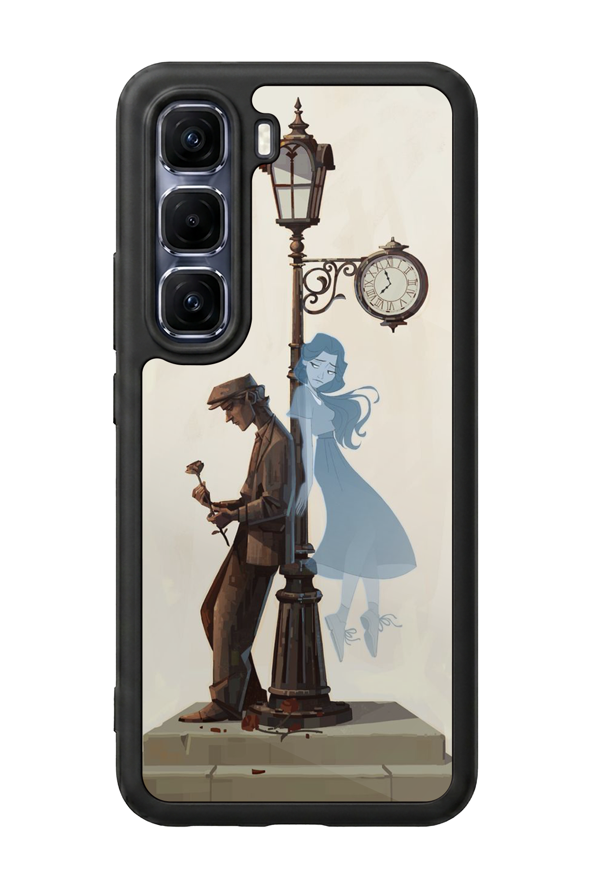 Infinix Hot 60 Pro Plus Uyumlu  Kalp Love Tasarımlı Glossy Premium Kılıf