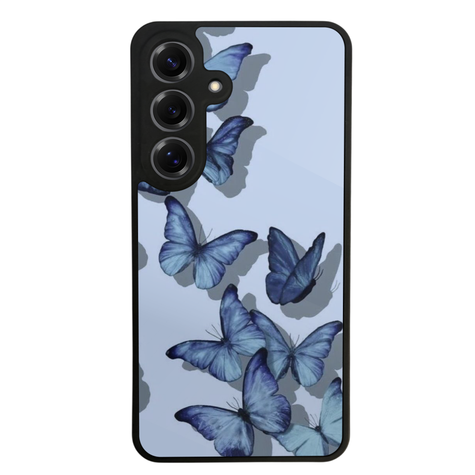 Samsung Galaxy S25 Uyumlu Kelebek Tasarımlı Glossy Premium Kılıf