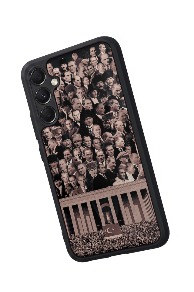Samsung Galaxy M34 Uyumlu Mustafa Kemal Ataturk Tasarımlı Glossy Premium Kılıf